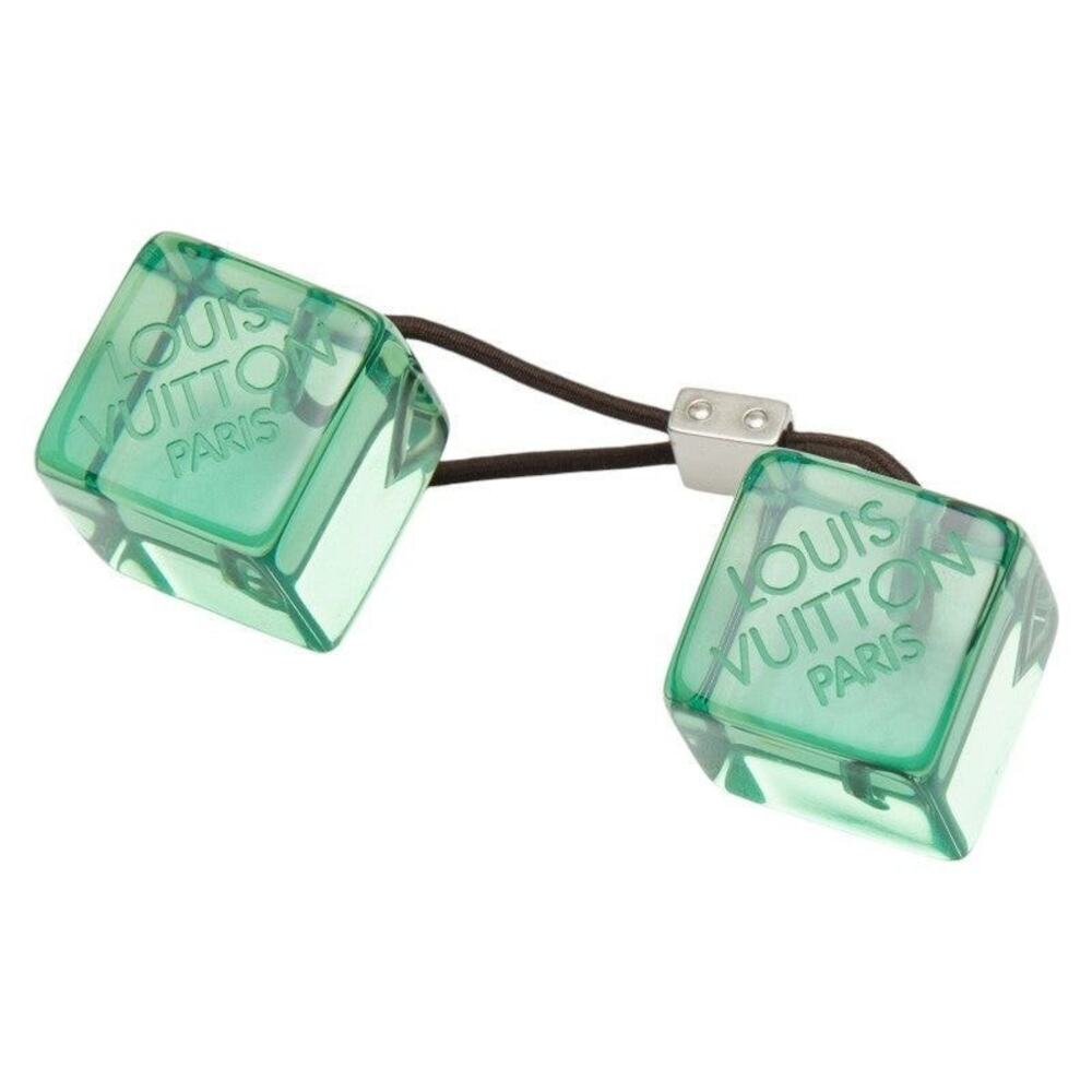 Louis Vuitton Cube Hair Tie Green